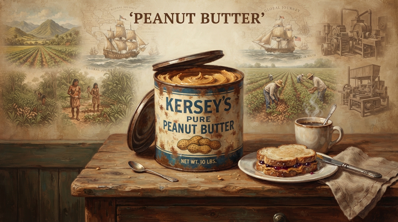 Peanut Butter poem illustrating childhood memories, comfort, simple pleasures, and everyday happiness